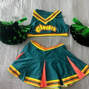 Clover Cheerleader Women’s- Green and Yellow